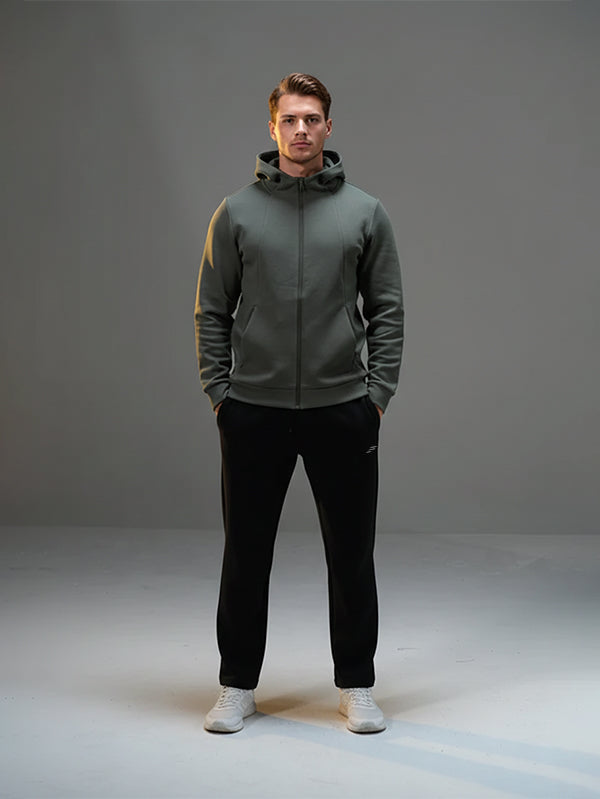Set Jacket with Straight Leg Pant